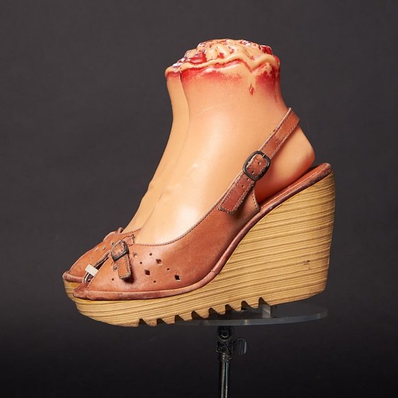 1970s Platform Wedge Open Toe Sandals Shoes